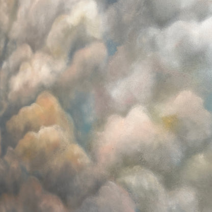 Cotton Candy Clouds, 20x24" | Original Painting