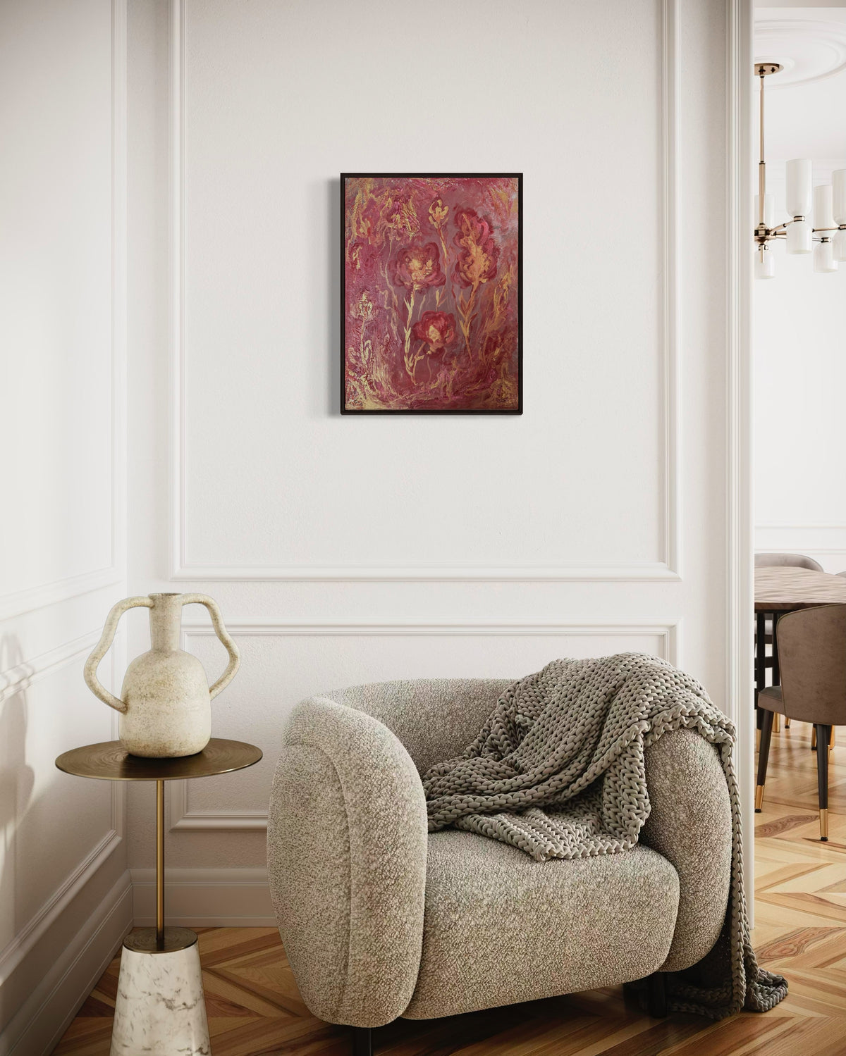 Fire & Bloom, 18x24" | Original Painting