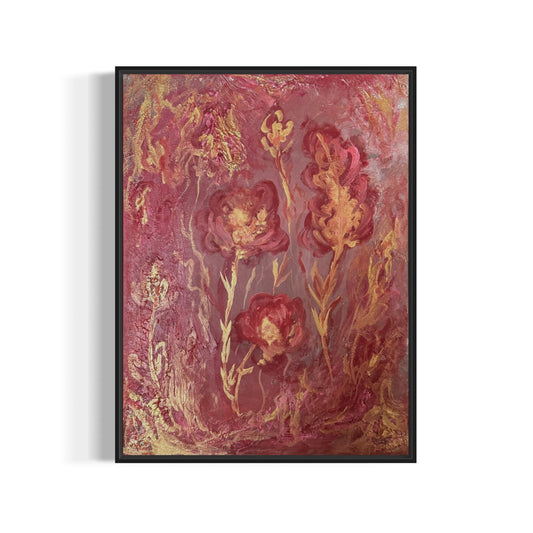 Fire & Bloom, 18x24" | Original Painting