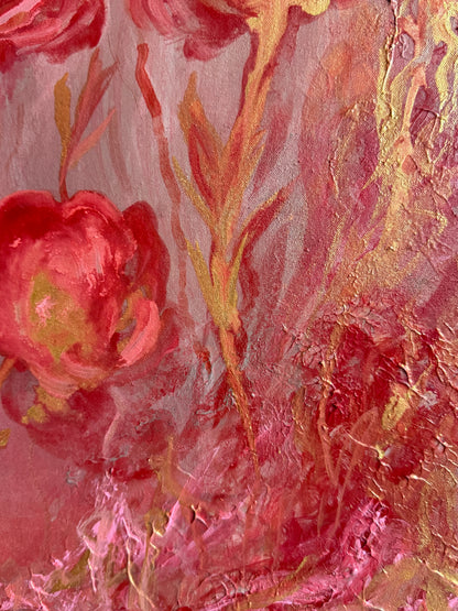 Fire & Bloom, 18x24" | Original Painting