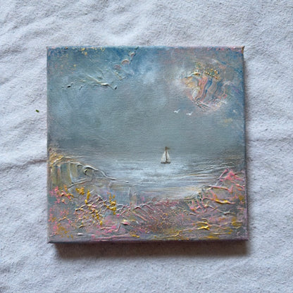 8x8" Canvas Study | Original Abstract Painting